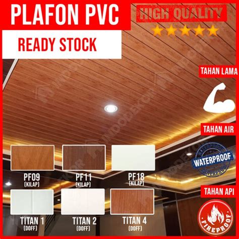 Plafon pvc 7mm per karton 17pcs .